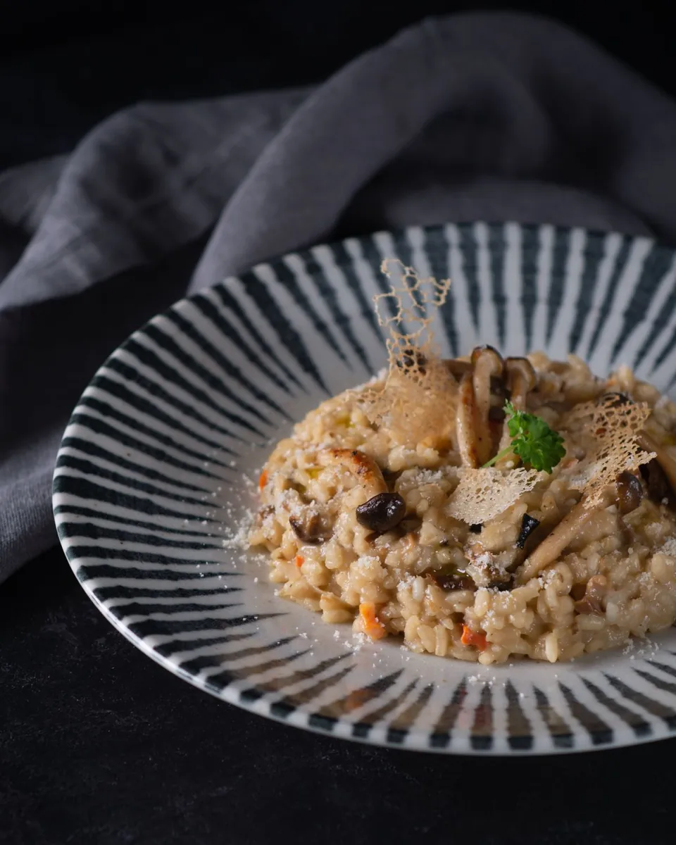 Risotto aux champignons, photo d’illustration